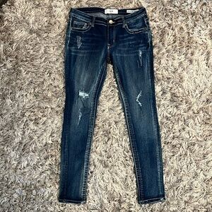 VGS Women Size 4, Skinny Roll Up Jeans